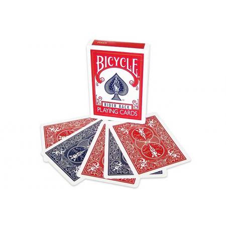 Bicycle Gaff Magic Card Decks: Double Back Red/Blue main image